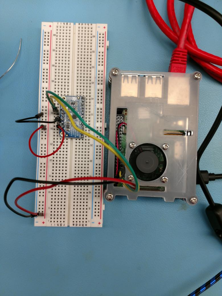 MPR121 with breadboard